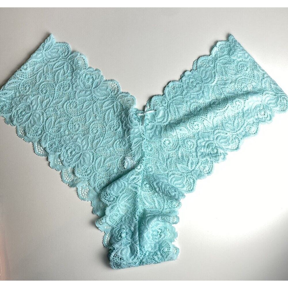 New Lacey Thong Panties Mint Green Size XXL